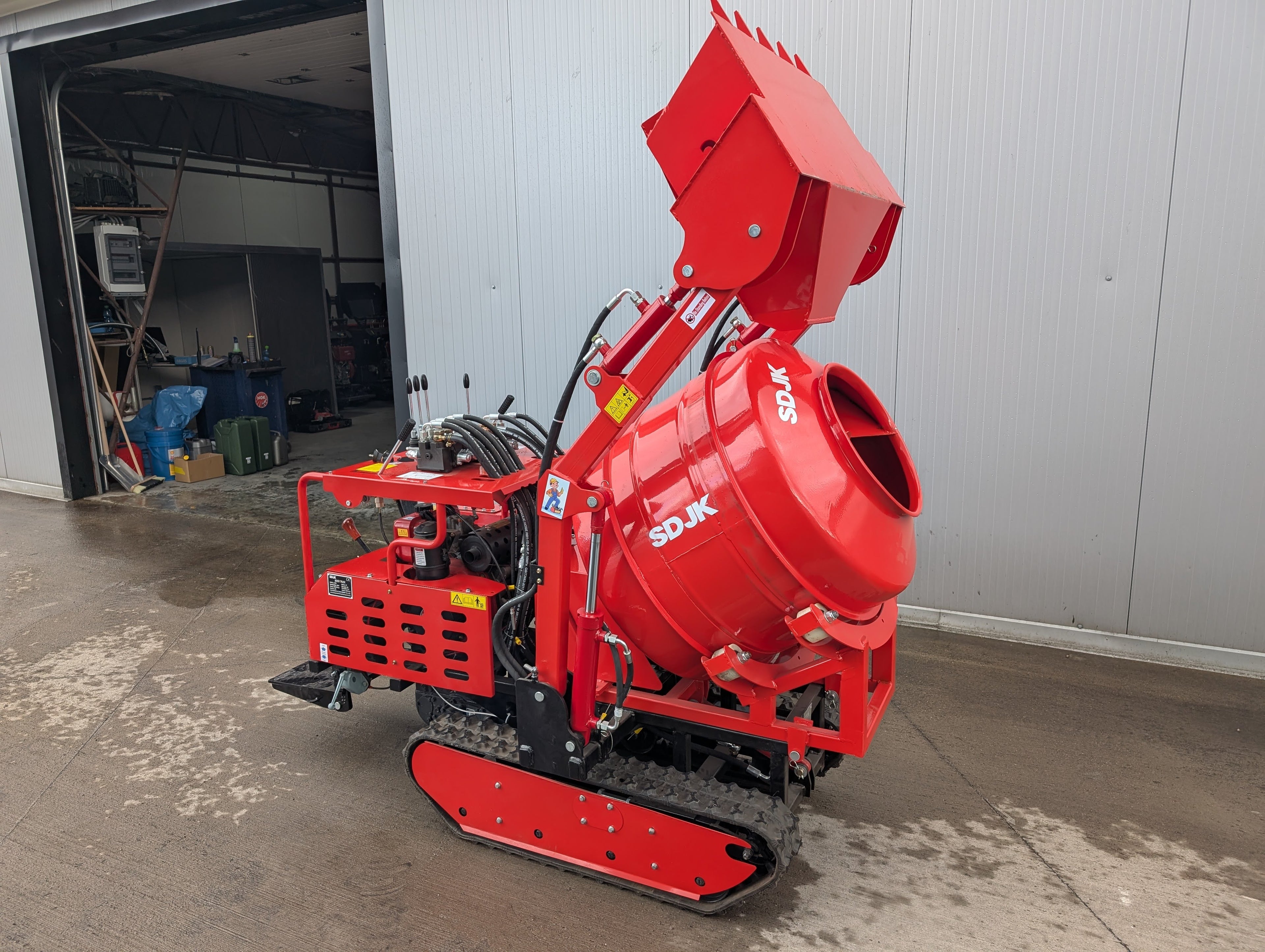 Samonakladacia miešačka 350l