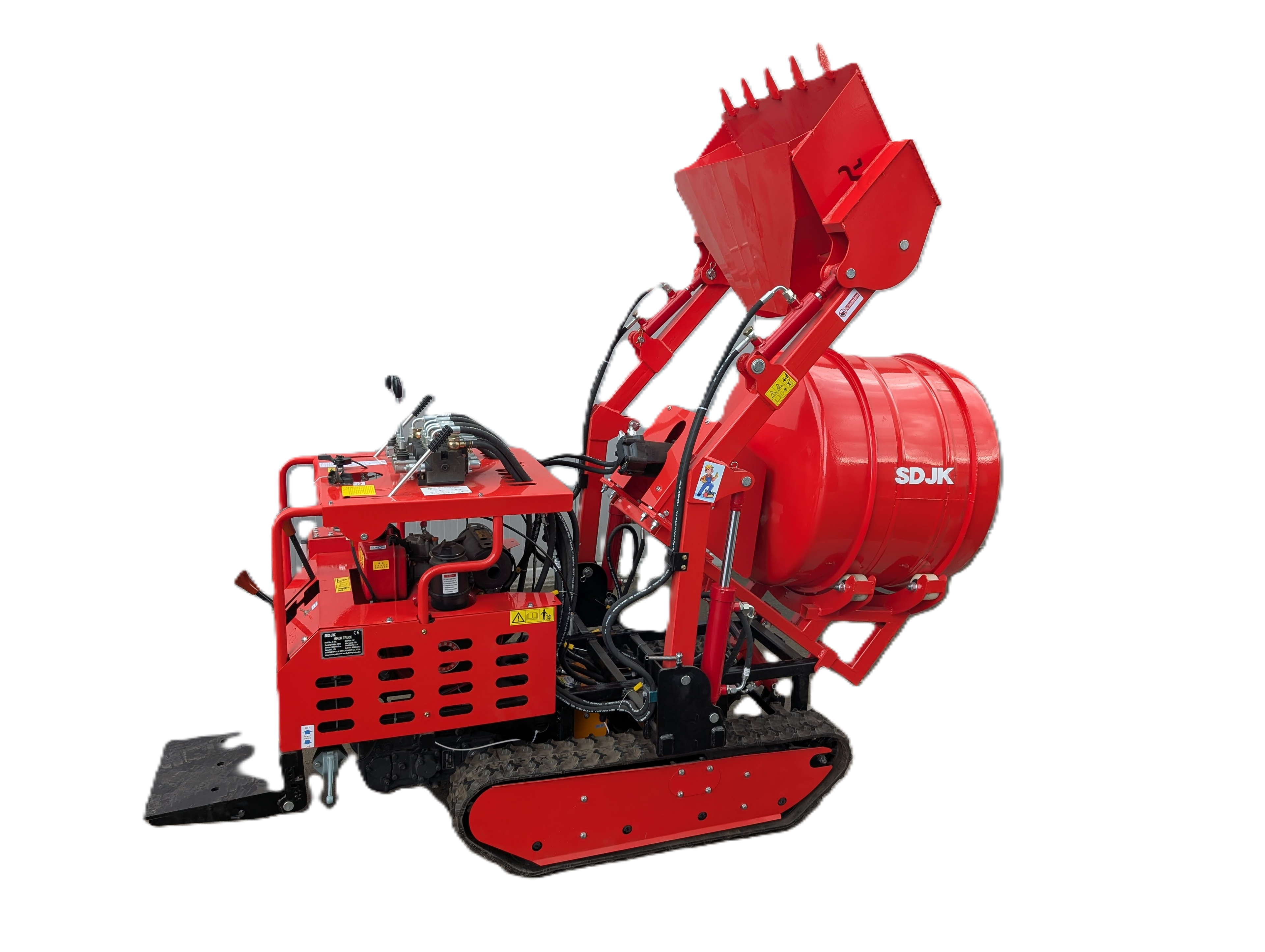 Samonakladacia miešačka 350l